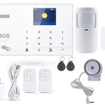 Sistem de alarma wireless PNI SafeHome PT700 WiFi si GSM 4G cu monitorizare si alerta prin Internet, SMS, apel vocal, aplicatie mobil Tuya Smart