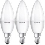 Set 3 becuri Led Osram E14 5W 470 lumeni lumina neutra 4000K durata de viata 10.000 ore clasa energetica A++