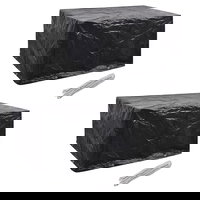 Gossi huse mobilier gradina 2 buc. set poliratan 8 ocheti 172x113 cm, Gossi