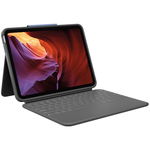 Husa Noua Logitech RUGGED FOLIO cu Smart Connector pentru iPAD gen 10, US, Gri, LOGITECH