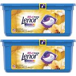 Detergent capsule LENOR All in One PODS Gold Orchid, 56 spalari