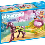 Trasura cu unicorn si zane playmobil fairies, Playmobil