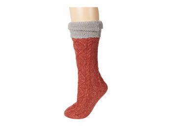 Imbracaminte Femei LLBEAN Fireside Gripper Socks Sienna Clay, L.L.BEAN