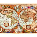 Puzzle Bluebird - Aimee Stewart: Vintage Map, 1.000 piese (70329-P), Bluebird