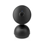 camera ip nedis smart wi-fi full hd 1080p, senzor de miscare, microfon, negru, NEDIS