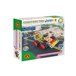 Set constructie 55 piese din lemn Constructor Junior- Masina, Alexander, Alexander Toys