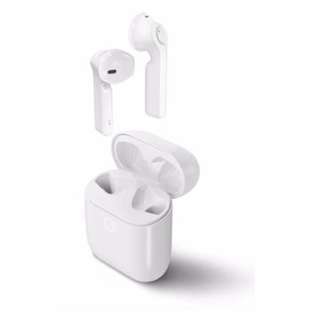 Casti True Wireless Panasonic RZ-B100WDE-W, Bluetooth, extra Bass (Alb)