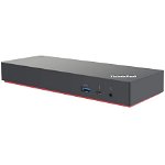 Docking Station Lenovo ThinkPad 40AN0135EU, USB Type-C, 90W (Negru)