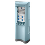 QMC200B - WIRED - DOUBLE SIDE TAKE-OFF - 6 SOCKET OUTLET 2P+T 16A - KNIFE SWITCH 4P 32A - 6 MCD 2P 10A 0,03A - IP44 - LIGHT BLUE, Gewiss