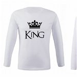 Set de bluze pentru cupluri "King/ Queen"
