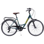 Bicicleta Pegas Comoda 26 inch, Verde Pin