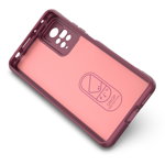 Carcasa Magic Shield compatibila cu Xiaomi Redmi Note 11 Pro Burgundy, OEM