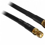 Cablu prelungitor antena SMA CFD/RF200 low loss 2m, Delock 88443, Delock