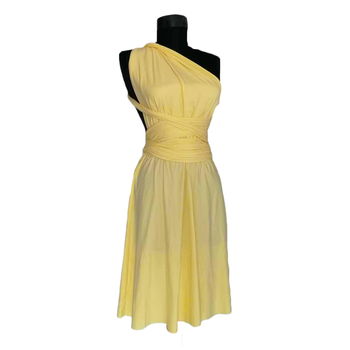 Rochie versatila scurta, galben - ACD1411