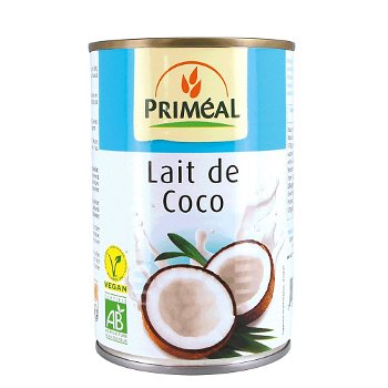 Lapte de cocos bio, Primeal, 400ml