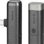 Sistem wireless Boya BY-WM3U cu Microfon lavaliera Transmitator si Receiver pentru USB Type-C, Boya