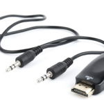 Gembird adaptor HDMI-A(M)->VGA(F) + Audio, Gembird