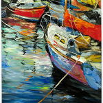 Caroline`s Treasures Carolines Comorile JMK1164MP Barca Talk Sailboats Mouse Pad, Hot Pad sau Trivet Multicolore Large, 