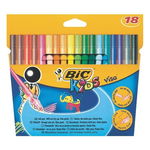 Carioci BIC lavabile Visa, 18 buc/set, BIC