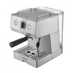 Espressor manual Heinner, 1140 W, 20 bar, 1.5 l, carcasa inox/plastic, Argintiu