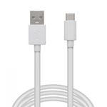 Cablu de date - USB Type-C - alb - 1 m