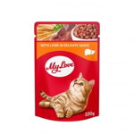 Hrana umeda pentru pisici, My Love - curcan in sos, set 24 x 100g