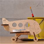 Avion Puzzle de Colorat pentru Copii