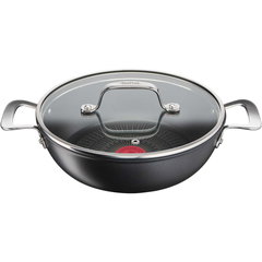 Oală de mică adâncime Tefal - Unlimited G2557172, 26 cm, negru