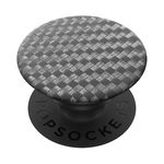 Suport Popsockets PopGrip Premium Stand Adeziv Carbonite Weave