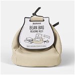 Suport pentru carte - Bookaroo Bean Bag Reading Rest - Cream