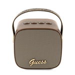 Boxa profesionala Bluetooth, maro, piele., Guess