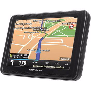 Sistem de navigatie Serioux Urban Pilot UPQ500, diagonala 5", fara harta