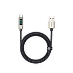 Cablu USB-A la Type-C Mcdodo Digital Pro Silver 1.2m, 5A, 66W, Mcdodo