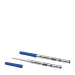 2 ballpoint pen refills (m)royal blue, Montblanc