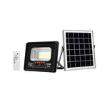 Proiector solar puternic JORTAN® de 50W, 70 LED SMD, panou solar si telecomanda, IP66, 