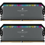 Memorie Corsair DOMINATOR PLATINUM STD PMIC, AMD EXPO Cool Grey Heatspreader, DDR5, 5200MT/s 64GB (2x32GB), CL40, RGB