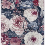 Covor Floral Romance, Roz/Albastru 80x150