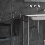 Inel port-prosop Grohe Atrio brushed hard graphite, Grohe