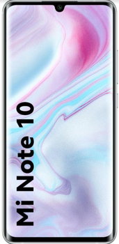 Telefon mobil Xiaomi Mi Note 10, 128GB, 6GB, 5 camere, 108 MPx, 5260mAh, Dual SIM, Glacier White