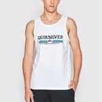 Quiksilver Tank top Lined Up EQYZT06674 Alb Regular Fit, Quiksilver