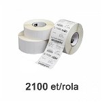 Rola etichete Zebra Z-Select 2000D 57x32mm 2100 et./rola, Zebra