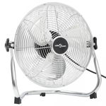 Ventilator de podea, 3 viteze, 40 cm, 40 W, crom