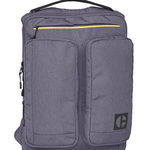 Rucsac, Code, Quest Commuter, material 420D hexagonal, 2 buzunare exterioare, gri inchi, Caterpillar, Caterpillar