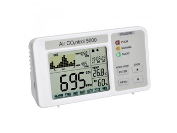 Monitor CO2 cu data logger AIRCO2NTROL 5000 TFA S31.5008.02, 
