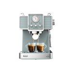 Espressor de cafea semi-automat Cecotec Power, 1350 W, 20 bari, 2 filtre, Force Aroma, rezervor apa 1.5 l, tava detasabila, accesorii incluse, Vintage