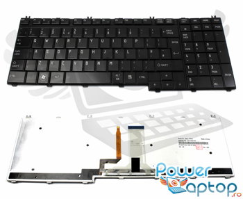 Tastatura Toshiba Satellite P505 iluminata backlit