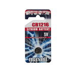 Baterie litiu 3V CR1216 25mAh, Maxell, Maxell