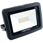 Proiector LED HEPOL, SATURN, IP65, 50W, alb, lumina calda, Lohuis