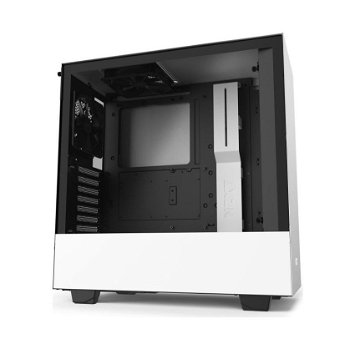 Carcasa PC NZXT H510, USB 3.2 Gen2, fara sursa, alb