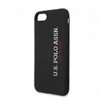 Husa de protectie US Polo Silicone pentru iPhone 7/8/SE 2, Black, US Polo Assn.